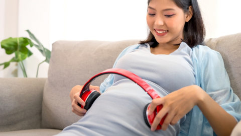 4 Manfaat Mendengarkan Musik Saat Hamil Bagi Bayi. Foto: Shutterstock