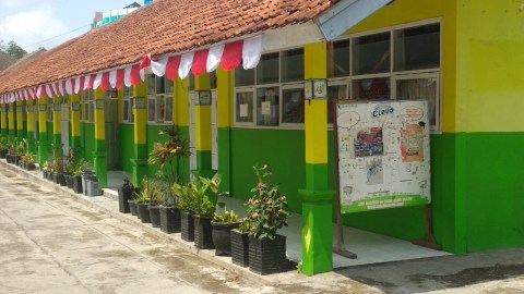 Ilustrasi sekolah yang sepi karena masih menerapkan pembelajaran online di tengan pandemi corona.  Foto: Dok. Istimewa