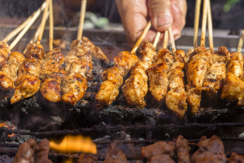 Ilustrasi sate Foto: Dok. Thinkstock