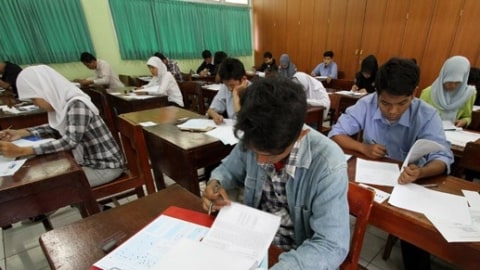 Ilustrasi murid mengikuti ujian SBMPTN Foto: ANTARA FOTO/M Agung Rajasa