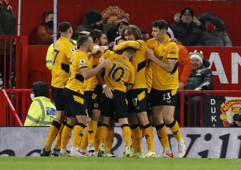 Manchester United vs Wolves. Foto: REUTERS/Phil Noble