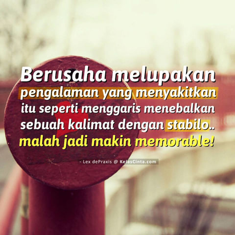 Move On Bukan Melupakan Kumparan Com