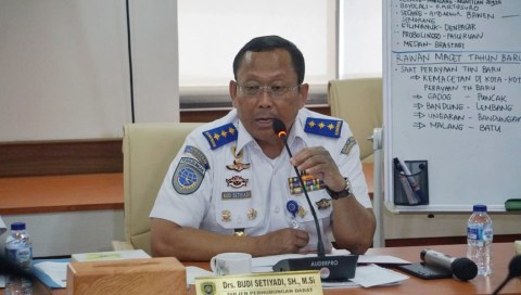 Ketua Asosiasi Industri Sepeda Motor Listrik Indonesia (Aismoli), Budi Setyadi, saat masih menjadi Dirjen Perhubungan Darat Kemenhub di Jakarta, Selasa (18/12/2018). Foto: Irfan Adi Saputra/kumparan