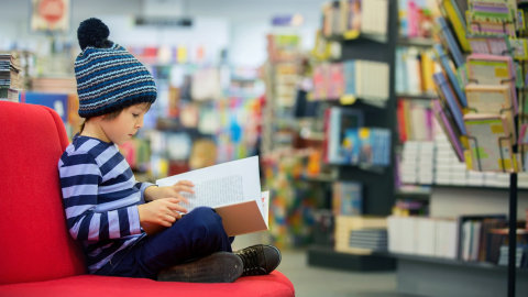 Ilustrasi anak membaca.  Foto: Thinkstock