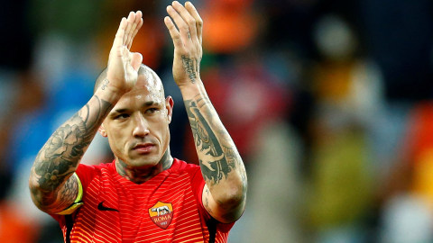 Nainggolan saat berseragam Roma. Foto: Reuters