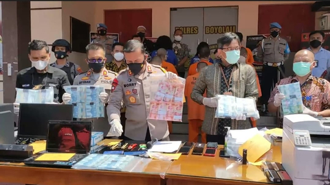 Polres Boyolali Bongkar Sindikat Uang Palsu, Barang Bukti Mencapai Rp 496 Juta