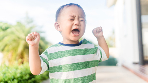 Ilustrasi anak balita berteriak. Foto: Shutter Stock