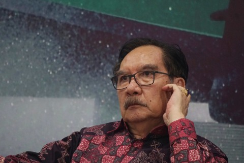 Antasari Azhar saat diskusi Dialektika Demokrasi dengan tema "Mengintip Figur Dewas KPK" di Kompleks Parlemen, Jakarta. Foto: Fanny Kusumawardhani/kumparan 