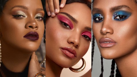  Lipstik untuk pemilik kulit sawo matang. Foto: Instagram/@badgalriri dan @fentybeauty