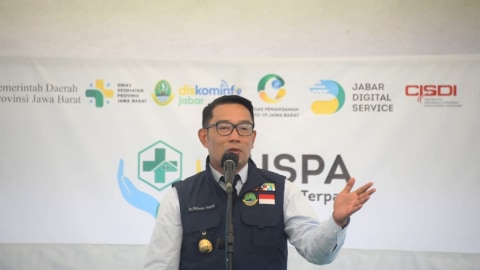 Gubernur Jabar Ridwan Kamil meresmikan program PUSPA (Puskesmas Terpadu dan Juara) di Puskesmas Cikarang, Cikarang Utara, Kabupaten Bekasi, Senin (1/2). Foto: Rizal/Humas Jabar
