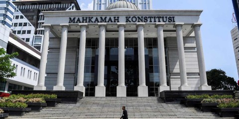 Gedung Mahkamah Konstitusi, Jakarta, Selasa (11/6/2019). Foto: ANTARA FOTO