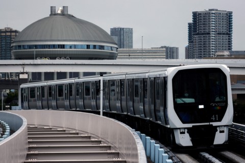 Ilustrasi kereta di Tokyo, Jepang. Foto: David Gannon/AFP