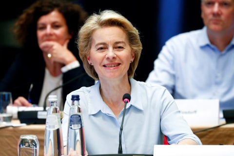 Presiden Uni Eropa Ursula von der Leyen. Foto: REUTERS/Francois Lenoir