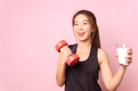 Susu dapat memperkuat otot Foto: Dok. Istimewa