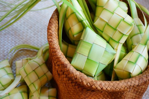 Ilustrasi ketupat Foto: Shutter Stock