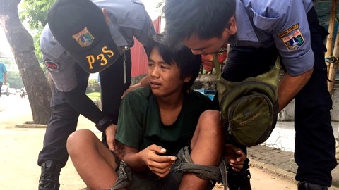 Ilustrasi razia pengemis. Foto: Soejono Saragih/kumparan