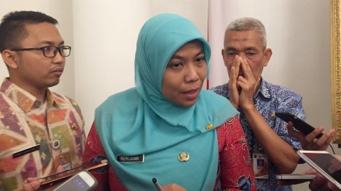 Kepala Dinas Sosial (Dinsos) Provinsi DKI Jakarta, Premi Lasari di Balai Kota, Jumat (19/10/2018). Foto: Moh Fajri/kumparan