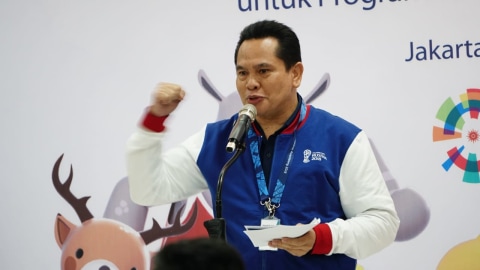 Direktur Ticketing INASGOC, Sarman Simanjorang. Foto: Jamal Ramadhan/kumparan