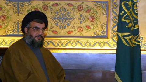 Pemimpin Hezbollah, Sayyed Hassan Nasrallah. Foto: AFP/ANWAR AMRO