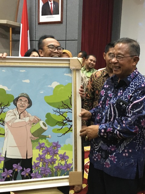 Dapat Karikatur Dari Wartawan Darmin Nasution Berkaca Kaca Kumparan Com