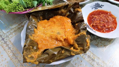 Tempoyak ikan, RM Pindang Musi Rawas, Palembang Foto: Azalia Amadea/Kumparan