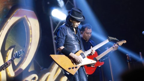Penampilan Padi Reborn di perayaan ulang tahun ke-7 Lippo Mall Kemang, Jakarta Selatan, Jumat (27/9/2019). Foto: Adi... </div>
<div class=