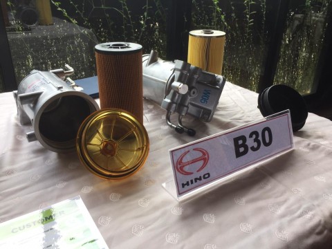Komponen Strainer untuk kendaraan Diesel yang menenggak B30. Foto: Bagas Putra Riyadhana