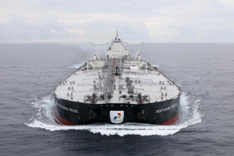 Peresmian Tanker Raksasa Pertamina Pride.   Foto: Pertamina