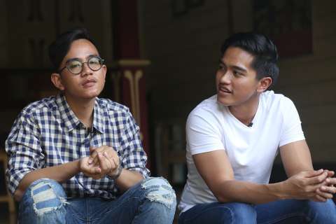 Gibran dan Kaesang pada 2017. Foto: Cornelius Bintang/kumparan
