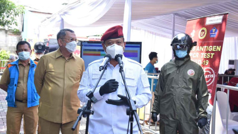 BIN Gelar Tes Swab Massal di Tangerang Selatan