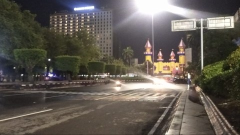 Banjir di Simpang Lima Semarang Surut, Kawasan Pasar Johar-Kota Lama Tergenang