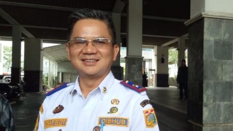 Kadishub DKI, Syafrin Liputo di Balai Kota DKI Jakarta.  Foto: Andreas RIckt Febrian/kumparan 
