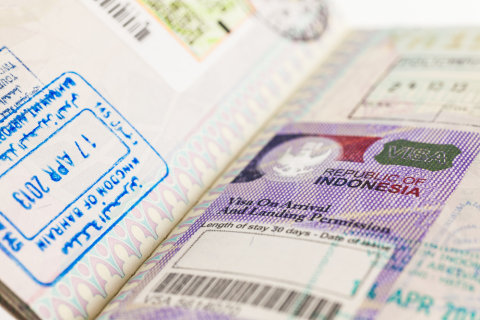 Ilustrasi visa Indonesia. Foto: Shutter Stock