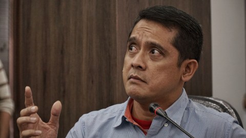 Pengajar Fakultas Hukum Universitas Indonesia, Gandjar Laksamana Bonaprapta mengikuti Focus Group Discussion membahas masa depan KPK dan Revisi UU KPK di Fakultas Hukum Universitas Indonesia, Depok, Selasa (17/9). Foto: Jamal Ramadhan/kumparan