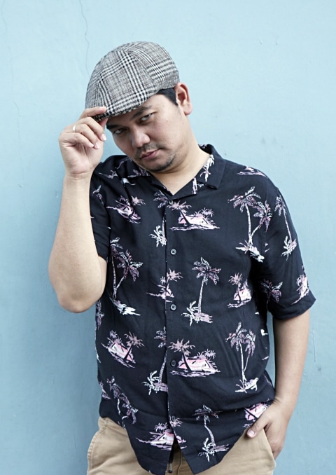 Presenter indra Bekti saat ditemui dikawasan Tendean, Jakarta, Jumat, (4/10). Foto: Ronny
