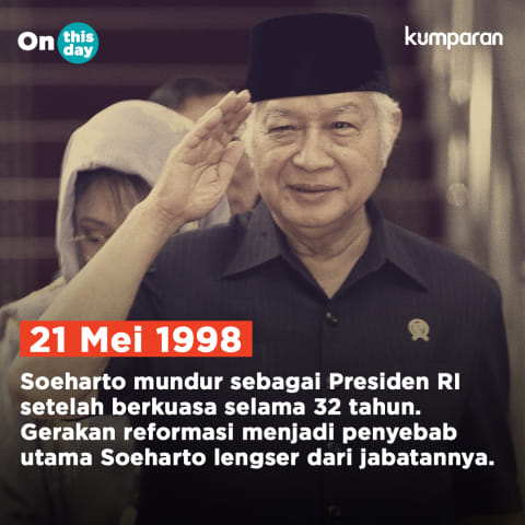 On This Day Soeharto Lengser Kumparan Com