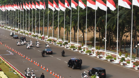 Ilustrasi rombongan presiden. Foto: ANTARA FOTO/Akbar Nugroho Gumay