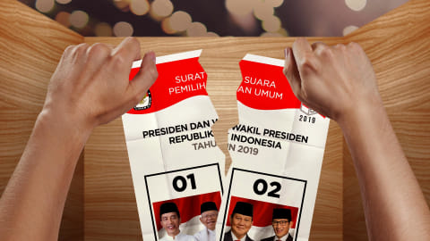 Ilustrasi golput Foto: Herun Ricky/kumparan