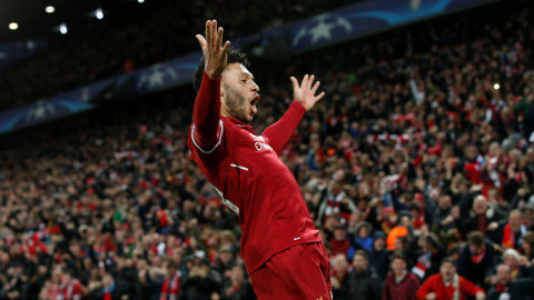 Selebrasi gol Chamberlain. Foto: REUTERS/Andrew Yates