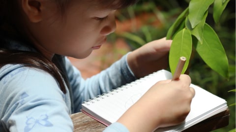 Ilustrasi anak belajar di sekolah alam Foto: Shutterstock