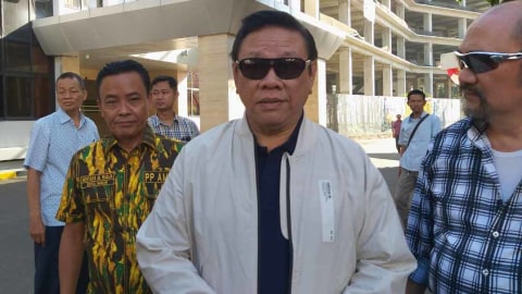Ketua Dewan Pakar Golkar Agung Laksono (tengah. Foto: Fadjar Hadi/kumparan