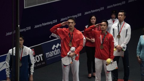 Jonatan Christie dan Anthony Sinisuka Ginting. Foto: Aditia Noviansyah/kumparan