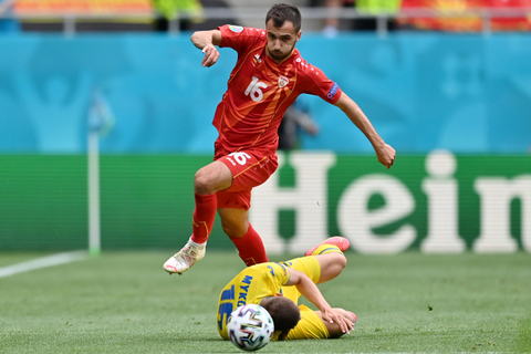 Foto: Ukraina Hajar Makedonia Utara di Euro 2020