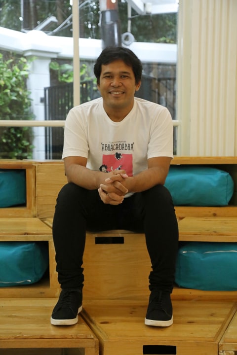 Produser film Abracadabra Ifa Isfansyah saat berkunjung ke kantor kumparan. Foto: Faisal Rahman/kumparan 