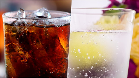 Soda dan sparkling water. Foto: Shutterstock