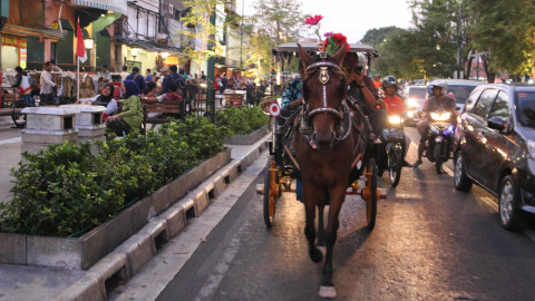 Grab Andong di Yogyakarta. Foto: Selfy Sandra Momongan/kumparan