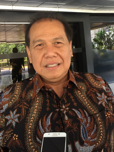 Chairul Tanjung usai bertemu dengan Menteri BUMN Erick Thohir di kantor BUMN, Jakarta.  Foto: Ema Fitriyani/kumparan