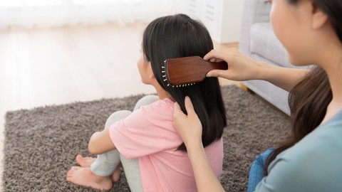 Ilustrasi masalah rambut anak. Foto: Shutter Stock