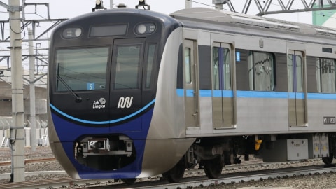 Kereta MRT di Pusat Kontrol Operasi di Depo Moda MRT Jakarta, Lebak Bulus, Jakarta Selatan, pada Jumat (2/9). Foto: Dok. Pemprov DKI Jakarta