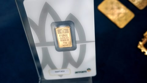 Ilustrasi Emas Antam. Foto: Iqbal Firdaus/kumparan